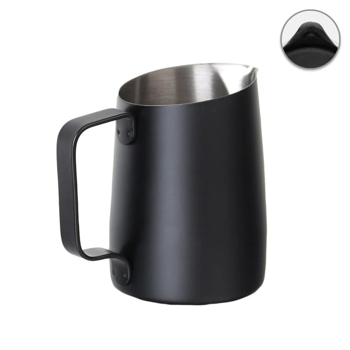 WPM 650ml Black Milk Pitcher (Wide)