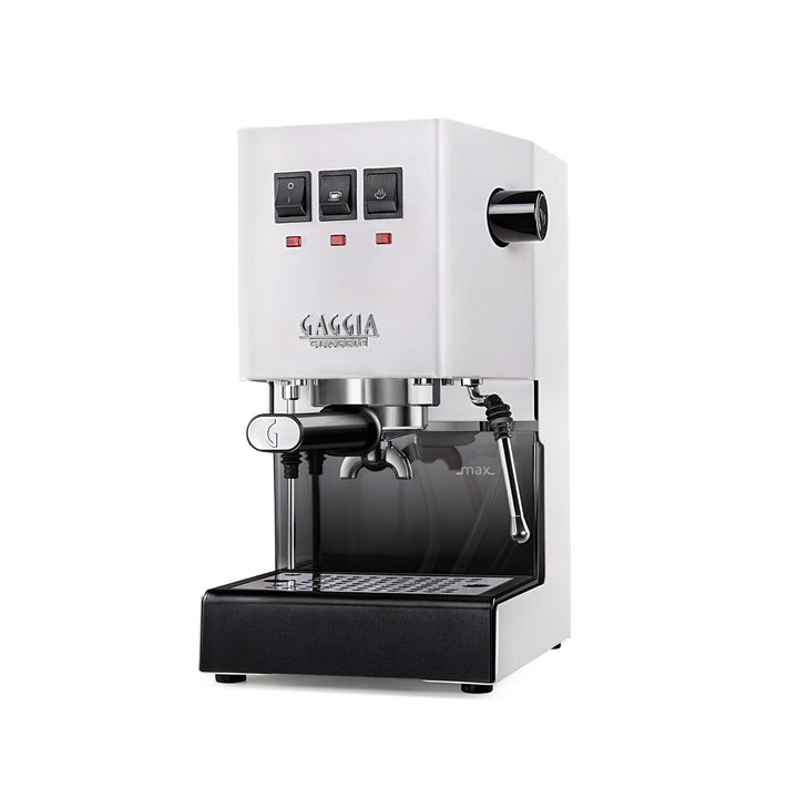 Gaggia Classic 2023 Evo 240V | Manual Espresso Coffee Machine - Polar White